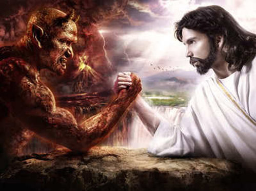 god vs satan